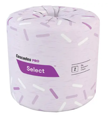 Cascades PRO Select® 2-Ply Bathroom Tissue, 2-Ply White, 48 x 500/CS