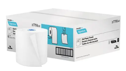 Cascades PRO Signature® Elite Tandem® White Roll Towels 775ft 6/cs