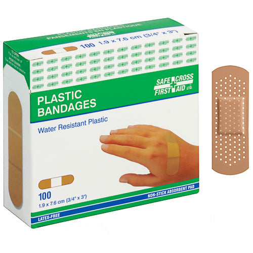 Bandages Adhesive 1" x 3" 100/box