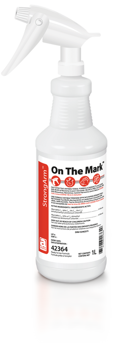StrongArm On the Mark Disinfect & Sanitize Virucidal 4L 4/cs