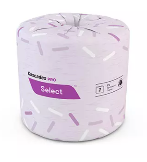 Cascades PRO Select® Bathroom Tissue, 2ply White, 48x420/cs