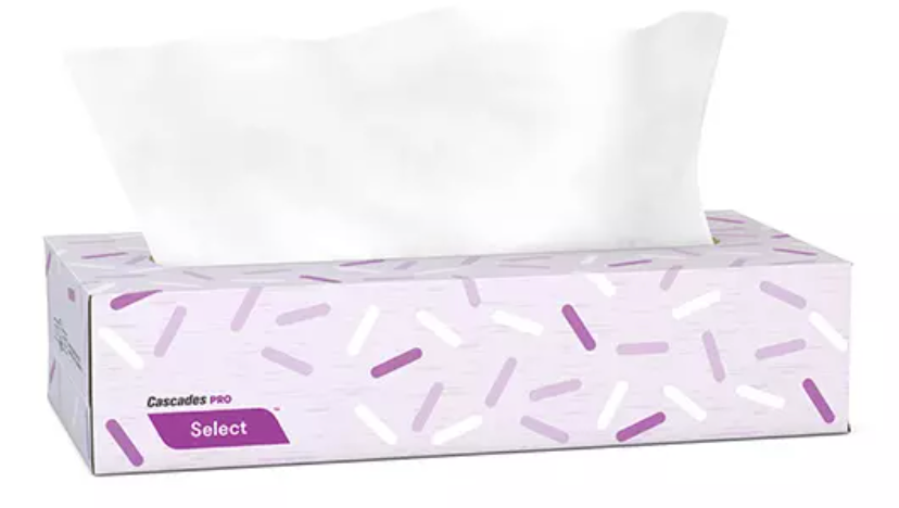 Cascades Pro Select Facial Tissue 2ply 30x100/cs