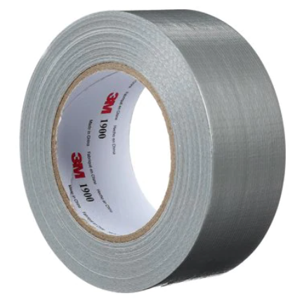 3M Silver 1900 Duct Tape 1.88" x 50 yds