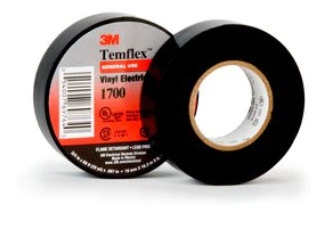 3M Electrical Tape Temflex Vinyl 3/4"x60ft