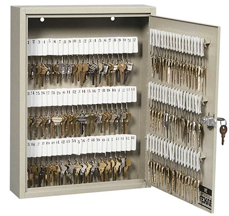 Key Cabinet 80 keys capacity w/ Key Tags