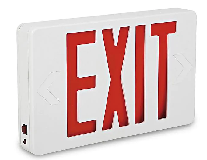 Lumacell LED Emergency Exit Sign ceiling mount