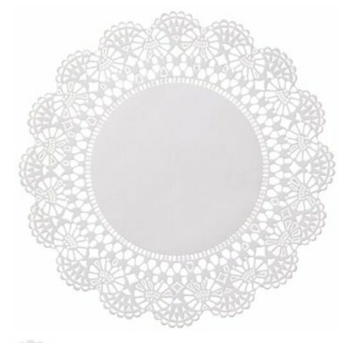 Touch 10" White Round Paper Doilies 500/cs