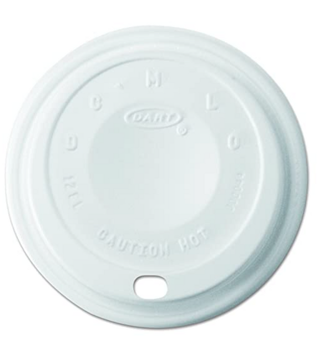 Solo 10 & 12oz White Foam Cappuccino Lids 1000/cs