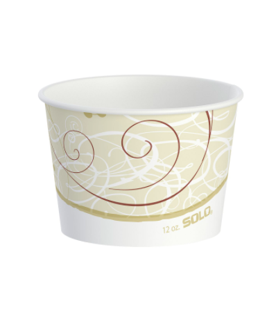 Solo 12oz Hold/Cold Paper Food Container 1200/cs