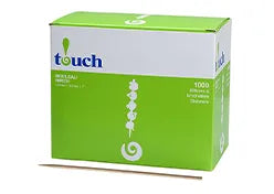 6" Touch Bamboo Skewers 1000/cs