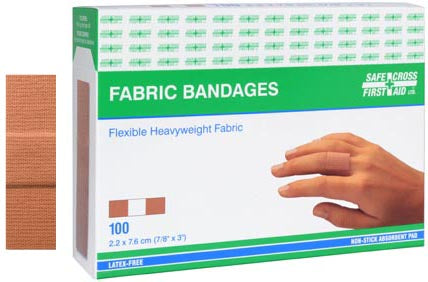 Bandages Fabric 2.2 x 7.6cm 100/box